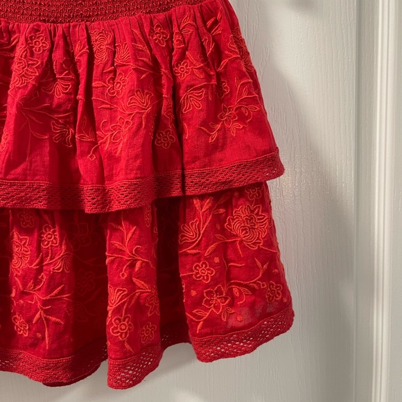 NEW Alice & Olivia mini skirt - Red * NWT - Picture 3 of 11